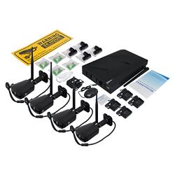 Wireless Security Camera, JOOAN System 4 Channel 1080p Video Recorder CCTV NVR 4 x 2.0MP Wifi Outdoor Network IP Cameras Good Night Vision