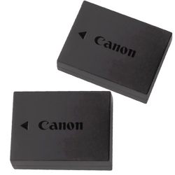2-Pack Canon LP-E10 Lithium-Ion Battery Pack for Canon Eos Rebel T3, T5, T6 (Bulk Packaging)