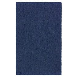 Maples Rugs Area Rugs, [Made in USA][Catriona] 5' x 7' Non Slip Padded Large Rug for Living Room, Bedroom, and Dining Room - Navy Blue