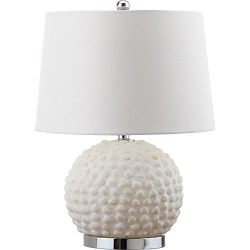 Safavieh Lighting Collection Forbes Cream 21.5-inch Table Lamp