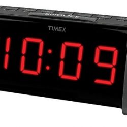 Timex T235BYC AM/FM Dual Alarm Clock Radio - Black