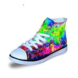 Child Sport Sneakers Lightweight Breathable Galaxy Canvas