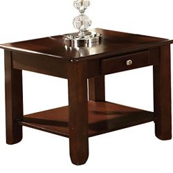 Steve Silver Company Nelson End Table, Cherry