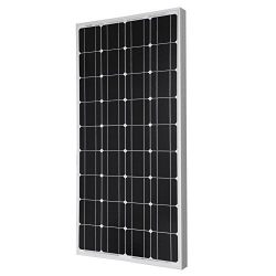 Giosolar 100W 12V Monocrystalline Solar Panel Kit with 20A LED Charge Controller