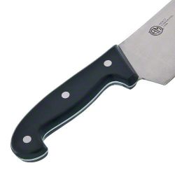 American Metalcraft PPK17 Stainless Steel Pizza Knife with Double Handles, 18" Blade, Black
