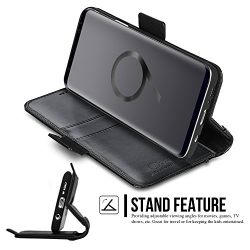 Belk Galaxy S9 Wallet Case, Black