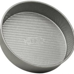 USA Pan Bakeware Round Cake Pan, 8 inch, Nonstick & Quick Release Coating, Made in the USA from Aluminized Steel