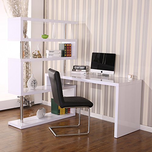Homcom Rotating Home Office Corner Desk Best Offer