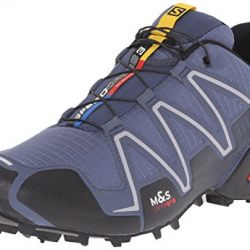 Salomon Men's Speedcross 3 Trail Running Shoe, Slate Blue/Black/Deep Blue, 10.5 D US