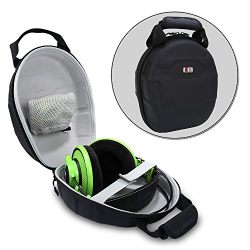 BUBM Hard Shell Waterproof Headphone / Headset Travel Protective Case Organiser (Black)