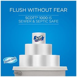 Scott 1000 Sheets Per Roll Toilet Paper,36 Rolls Bath Tissue