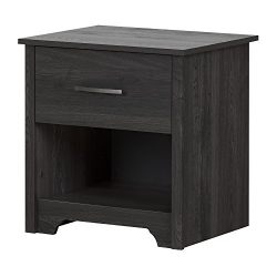 South Shore Fusion 1-Drawer Nightstand, Gray Oak