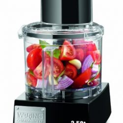 Waring Commercial Batch Bowl Food Processor with LiquiLock Seal System, 2-1/2-Quart