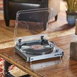Audio Technica AT-LP60 Fully Automatic Stereo Turntable System, Silver