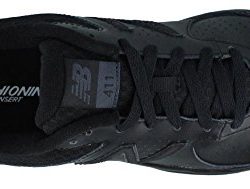 New Balance Men's MW411v2 Walking Shoe, Black, 11 2E US