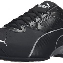 PUMA Men's Tazon 6 FM Puma Black/ Puma Silver Running Shoe - 9 D(M) US