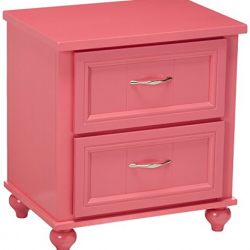 Childrens, nightstand, Pink