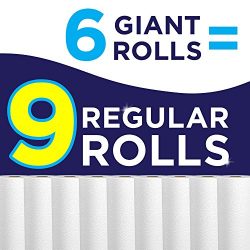 Sparkle Paper Towels, 6 Giant Rolls, Modern White, Pick-A-Size, 6 Rolls = 9 Regular Rolls