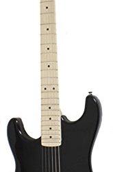 Davison Guitars GTR235 LH BK GCP Left Handed Black Full Size Electric Guitar With Cord & Picks
