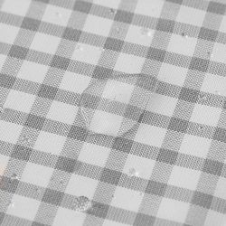 Deconovo Decorative Checkered Pattern Rectangular Tablecloth Water Resistant and Spill-proof Plaid Tablecloths for Dining Room 54 x 72 Inch Grey
