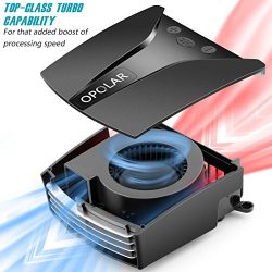Laptop Fan Cooler with Temperature Display, Rapid Cooling, Auto-Temp Detection, 13 Wind Speed(2600-5000RPM), Perfect for Gaming Laptop, Nintendo Switch