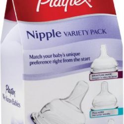 Playtex Nipple Variety Kit, Slow Flow, 4-Count
