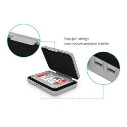 ORICO Portable 3.5 Inch Hard Drive Disk Protective Box - Storage Case Cover for HDD External Hard Drive Anti-Static Shock Proof - 5 Pack
