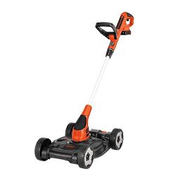 BLACK+DECKER 12-Inch Lithium Cordless 3-in-1 Trimmer/Edger and Mow