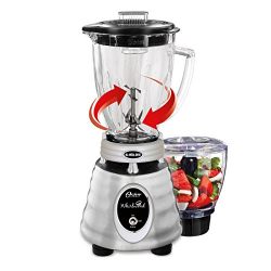 Oster Classic Series Whirlwind Blender with Food Processor, Brushed Stainless