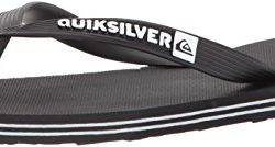 Quiksilver Men's Molokai Sandal, Black/Black/White, 11 M US