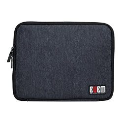 BUBM Universal Electronics Accessories Organizer, Travel Gear Carry Bag for Cables, USB Hard Drive, Plug, External Flash Drive and More, Lightweight and Compact (Large-Black)