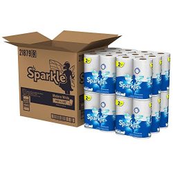 Sparkle Paper Towels, 24 Giant Plus Paper Towel Rolls, Pick-A-Size, White (Packaging May Vary)
