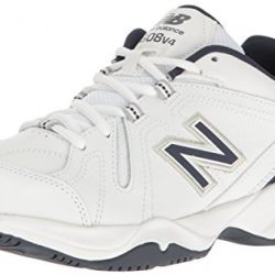 New Balance Men's MX608v4 Training Shoe, White/Navy, 10.5 D US