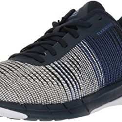 Reebok Men's Fast Flexweave Running Shoe, Acid Blue/Collegiate Navy/White, 10.5 M US