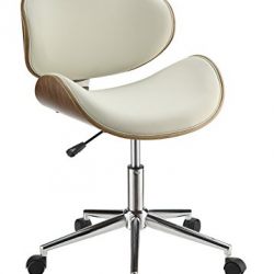 Coaster Home Furnishings Leatherette Office Chair, NULL, Ecru