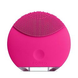 FOREO LUNA mini Silicone Face Brush with Facial Cleansing for All Skin Types, Magenta