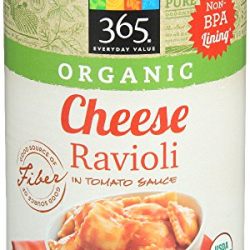 365 Everyday Value, Organic Cheese Ravioli in Tomato Sauce, 15 Ounce