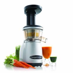 Omega Heavy Duty Low Speed Masticating Juicer (Silver)