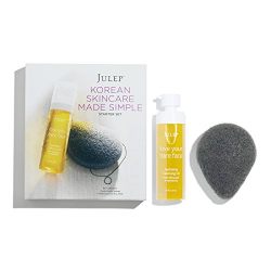 Julep Korean Skincare Exfoliating, Hydrating Face Wash Set for Normal to Dry Sensitive Skin