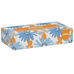 Kleenex Professional Facial Tissue for Business (21606), Flat Tissue Boxes, 48 Boxes/Case, 125 Tissues/Box
