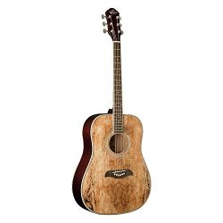 Oscar Schmidt OG2SM Acoustic Guitar - Spalted Maple