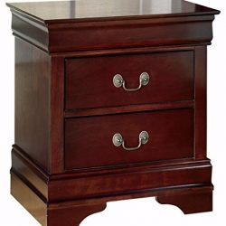 Ashley Furniture Signature Design - Alisdair Nightstand - 2 Drawers - Traditional - Rectangular - Dark Brown