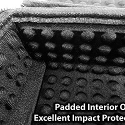 CASEMATIX Padded AT2020 Microphone Case for AT2020 USB, AT2020USB PLUS, AT2035, AT2050, AT4033a, AT4040, AT4050, ATR2500-USB, Windscreen and Small Cable Accessories