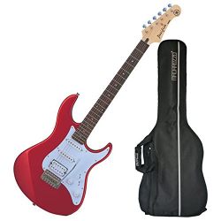 Yamaha PAC012 Pacifica Electric Guitar (Metallic Red) w/ Gig Bag