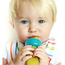 Nuby EZ Squee-Z Silicone Self Feeding Baby Food Dispenser - Colors May Vary