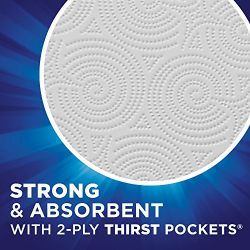 Sparkle Paper Towels, 6 Giant Rolls, Modern White, Pick-A-Size, 6 Rolls = 9 Regular Rolls