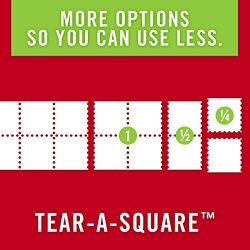 Brawny Paper Towels, Tear-A-Square Sheets Strong and Absorbent, White, 12 Count