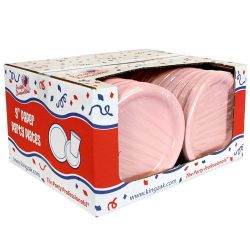 Party Dimensions 20 Count Paper Plate, 8.75-Inch, Pink