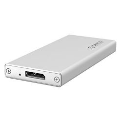 ORICO External SSD Enclosure Case, mSATA to USB for 50mm mSATA SSD, Supports UASP - Silver