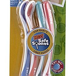 Nuby 4-Pack Hot Safe Feeding Spoons
